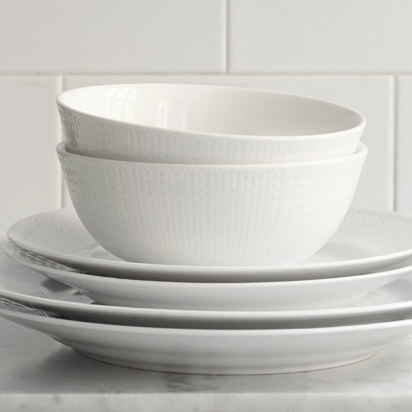 Swedish Grace skål 60 cl 8-pack - Snö (vit) Rörstrand