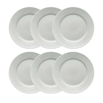 Swedish Grace tallrik 27 cm 6-pack Dimma (grå) - Rörstrand