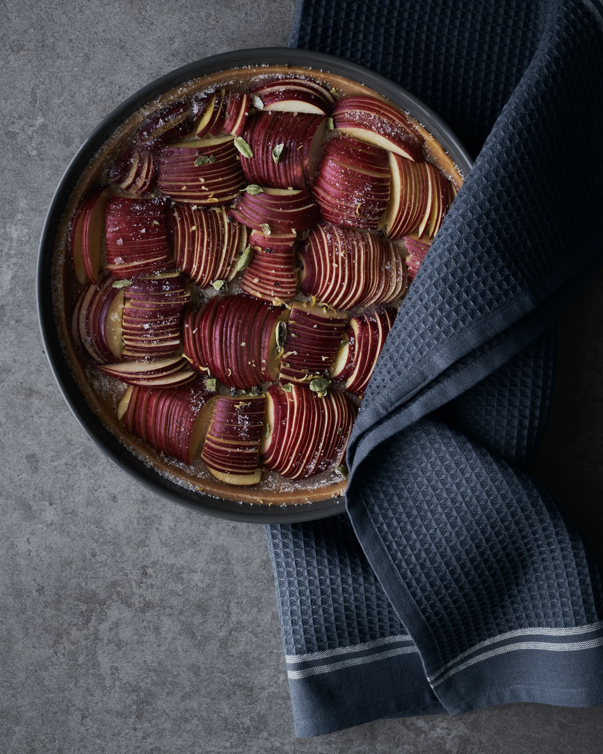 Alpha kökshandduk 50x70 cm, Mörkgrå Rosendahl