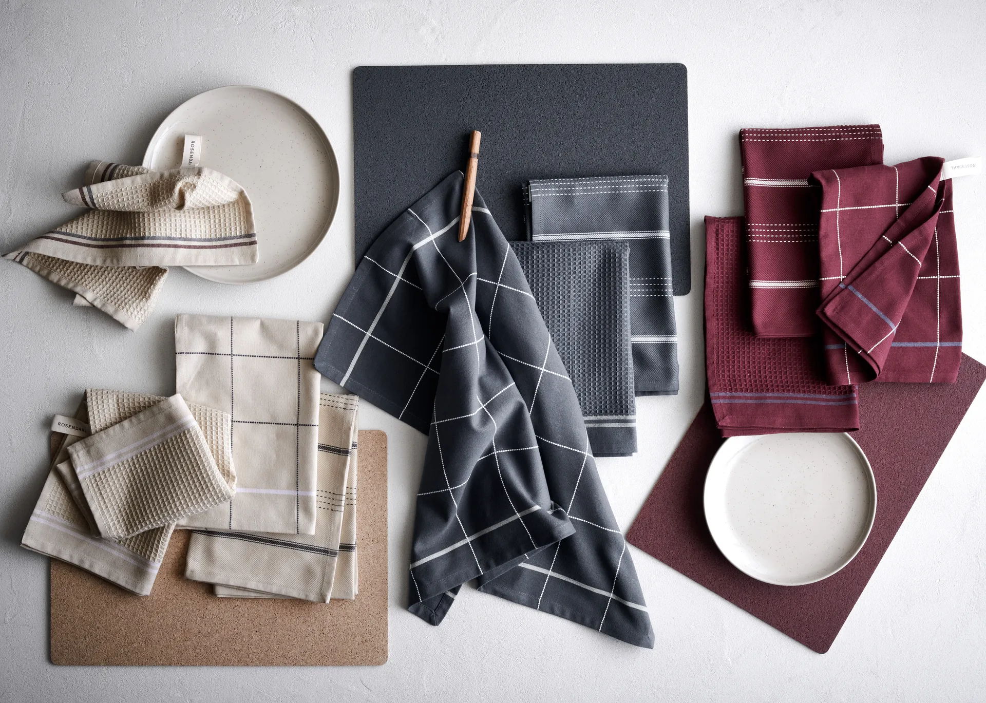 Corki bordstablett 43x30 cm, Bordeaux Rosendahl