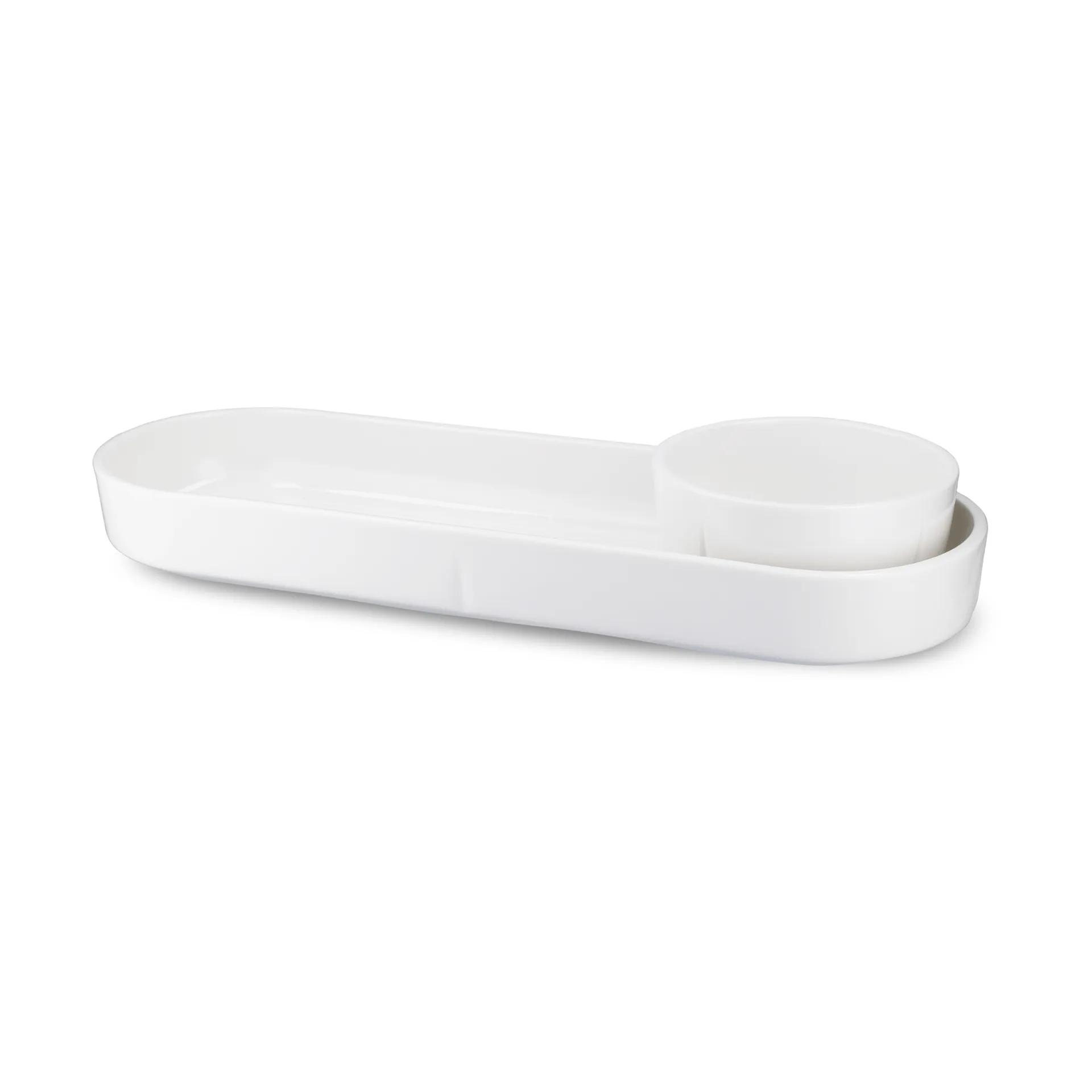 Grand Cru oval serveringsfat, Vit, 12x34 cm Rosendahl