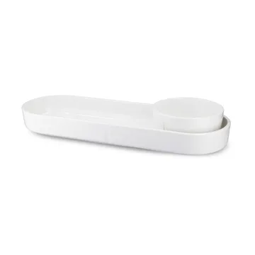 Grand Cru oval serveringsfat - Vit, 12x34 cm - Rosendahl