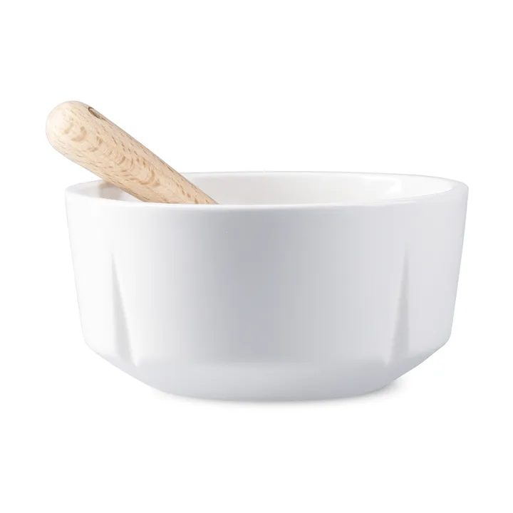 Grand Cru snackskål och sked - Vit, Ø10,5 cm - Rosendahl