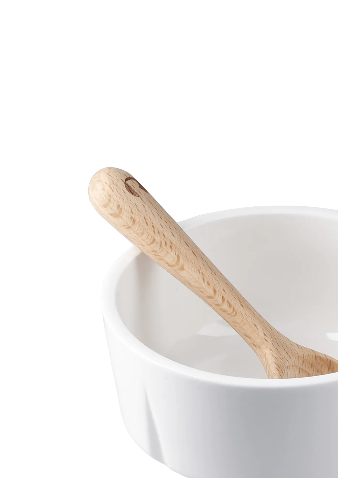 Grand Cru snackskål och sked, Vit, Ø10,5 cm Rosendahl