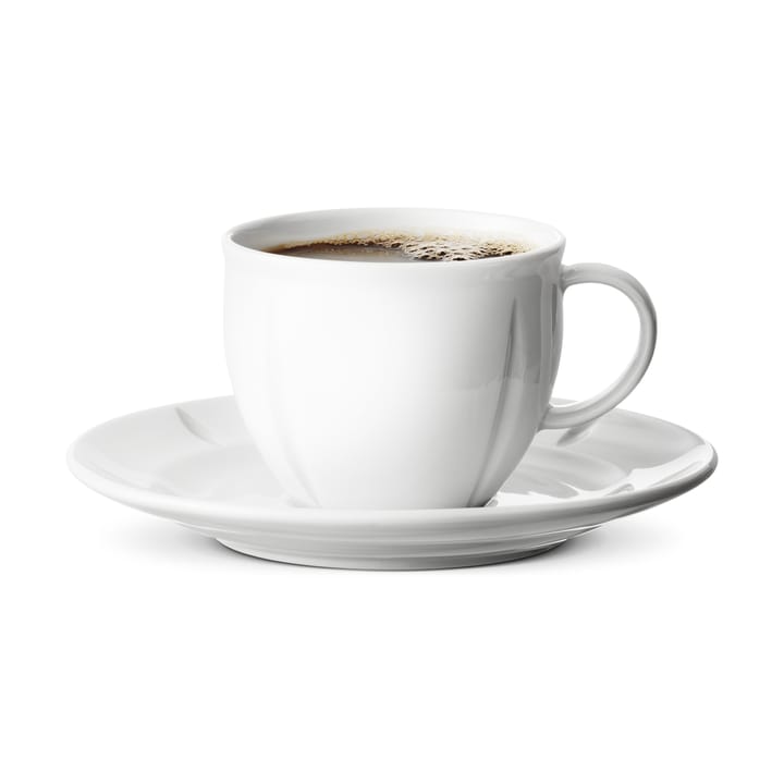 Grand Cru Soft kaffekopp med fat 28 cl, Vit Rosendahl