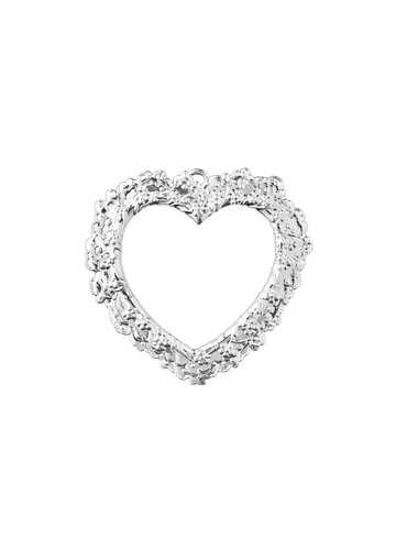 Karen Blixen julhänge Blomsterhjärta - Silver - Rosendahl