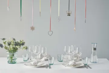 Karen Blixen julhänge Blomsterhjärta - Silver - Rosendahl