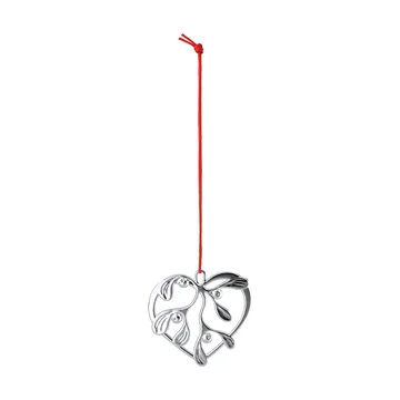 Karen Blixen under the mistletoe - Försilvrad, 6 cm - Rosendahl