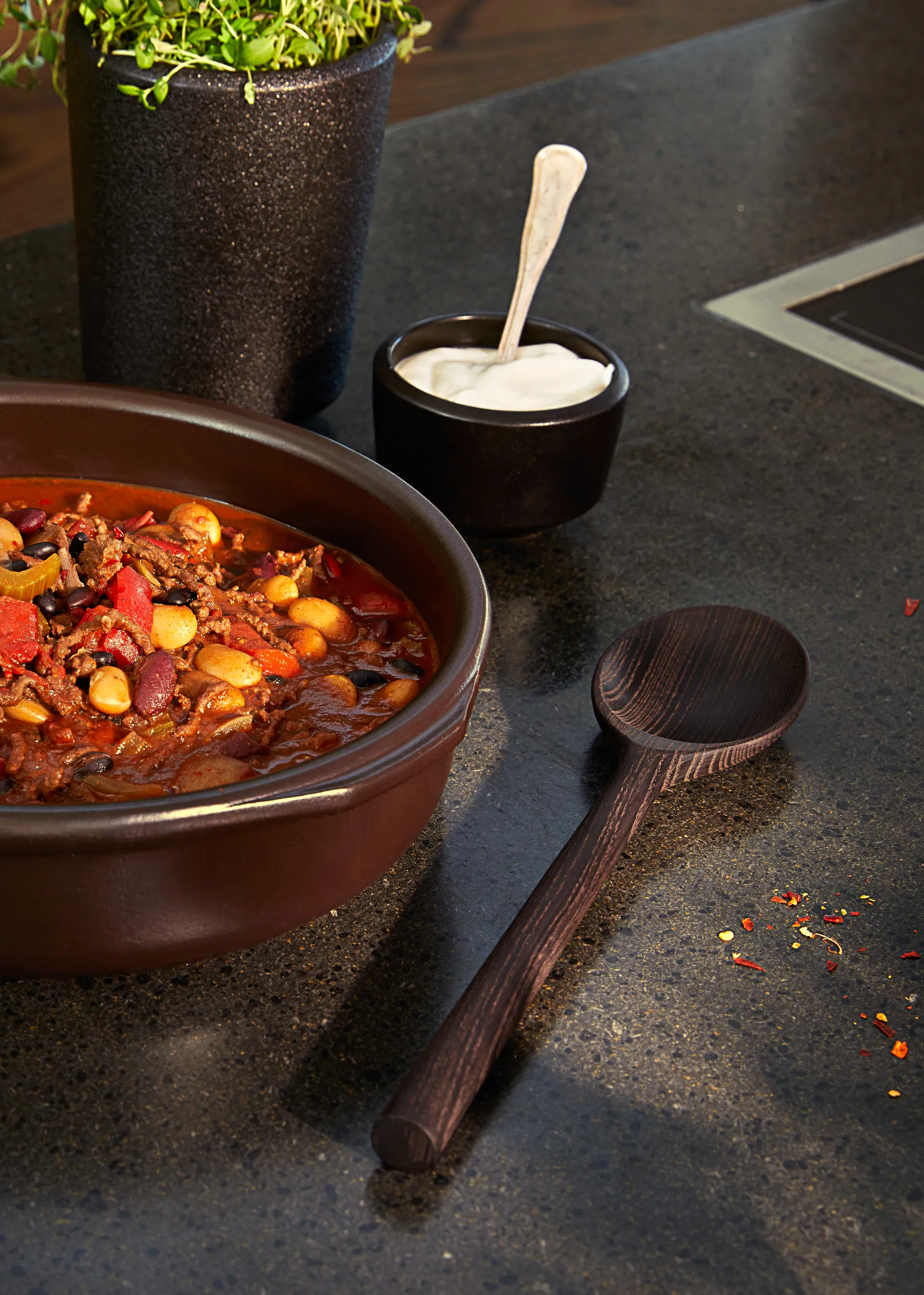 Rå träslev, Termoask Rosendahl