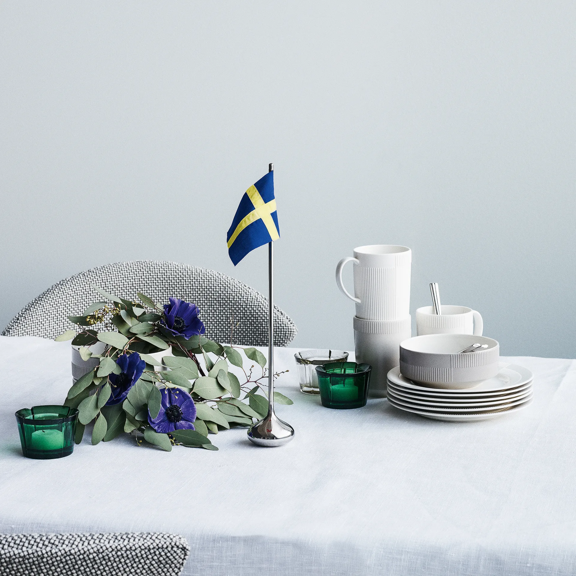 Rosendahl födelsedagsflagga, svensk Rosendahl