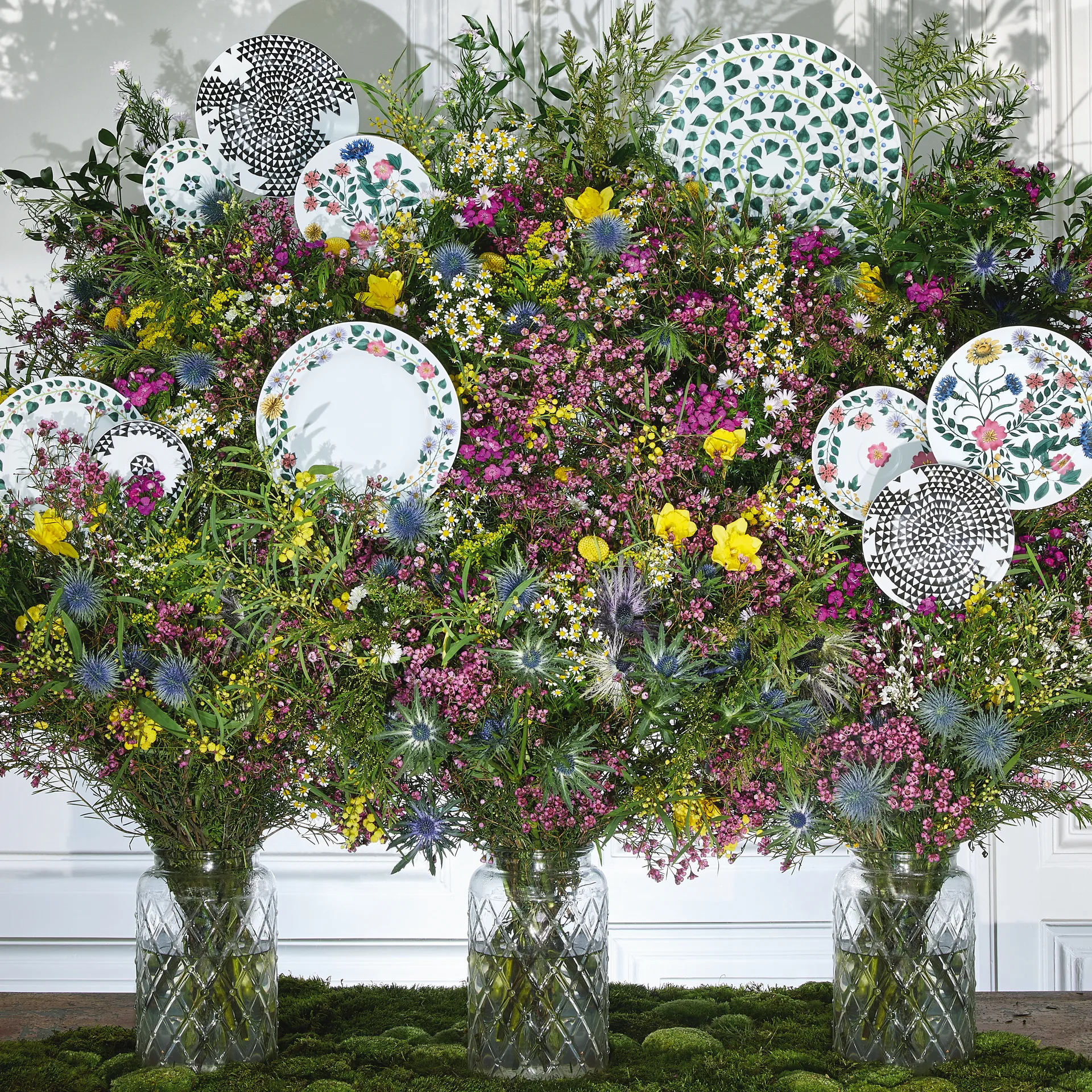 Magic Garden Foliage tallrik 21 cm, Vit-grön Rosenthal