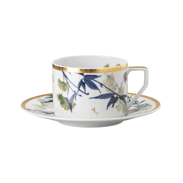 Rosenthal Heritage Turandot tekopp med fat, Vit Rosenthal