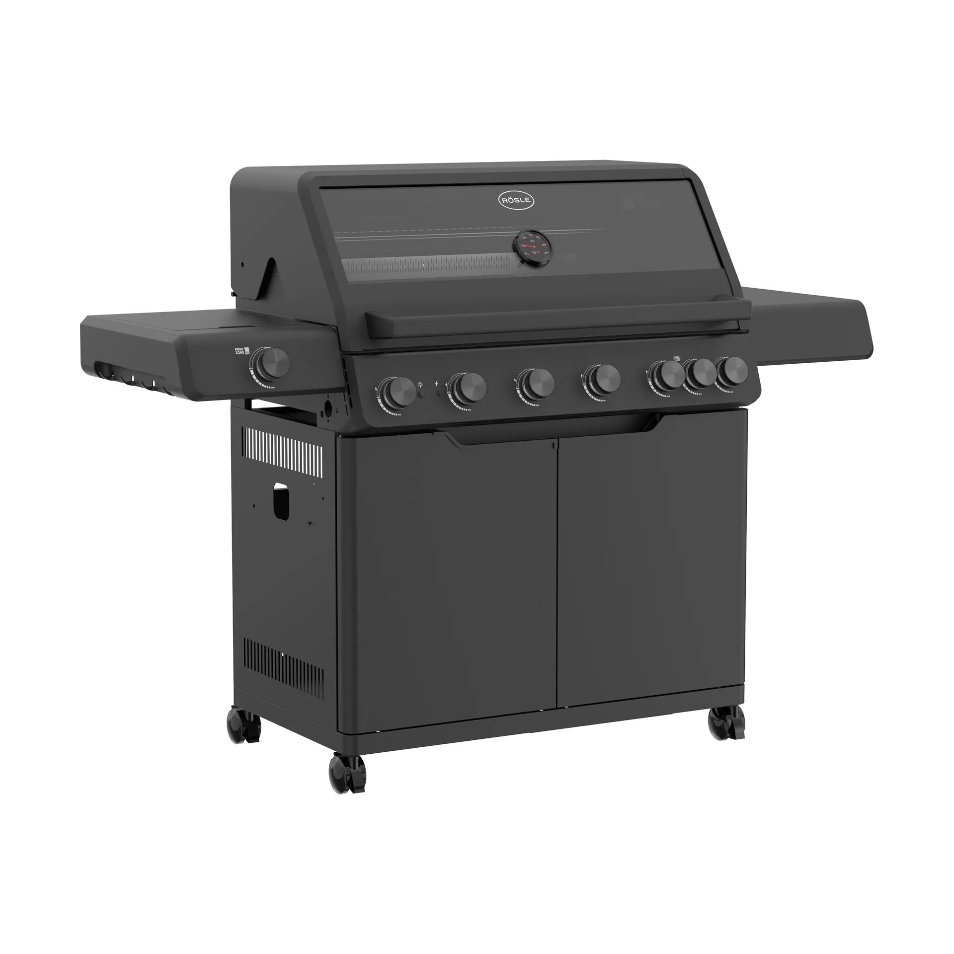 AllFlame Hero 6 gasolgrill, Svart Rösle
