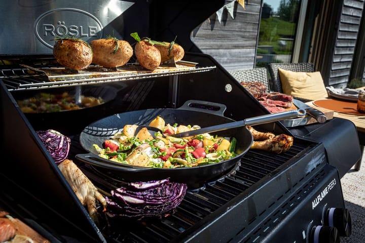 AllFlame Hero 6 gasolgrill, Svart Rösle
