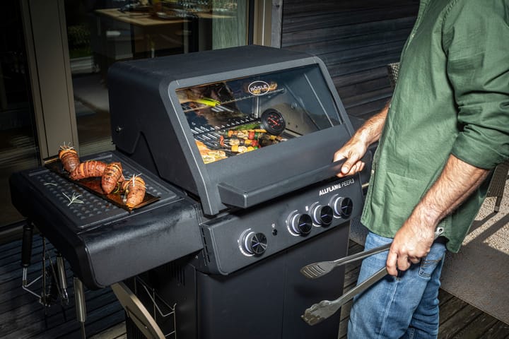 AllFlame Peer 3 gasolgrill, Svart Rösle
