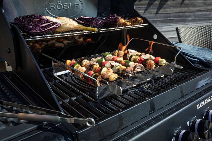 AllFlame Prime 4 gasolgrill, Svart Rösle