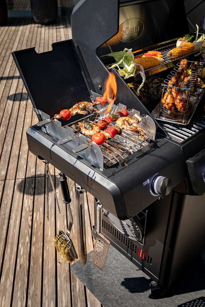 AllFlame Prime 4 gasolgrill, Svart Rösle