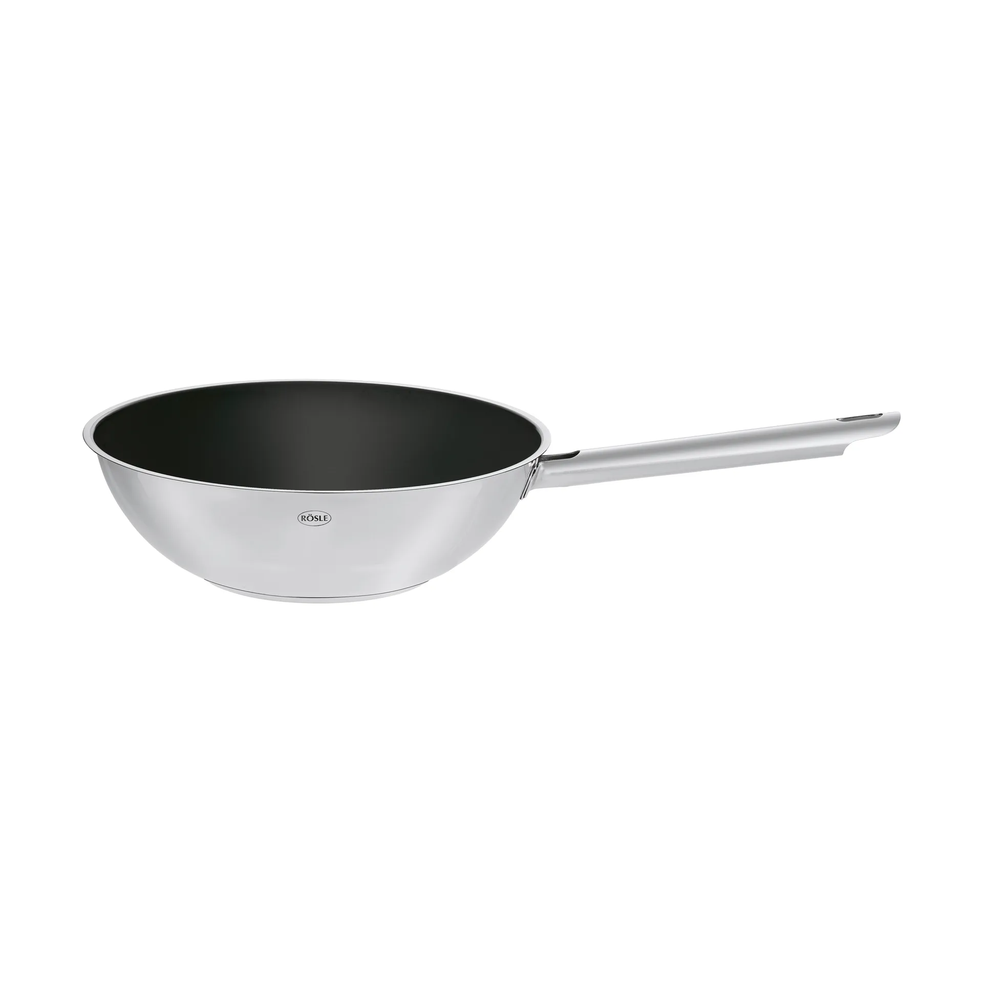 PureElements wok Ø28 cm, Stål-svart Rösle