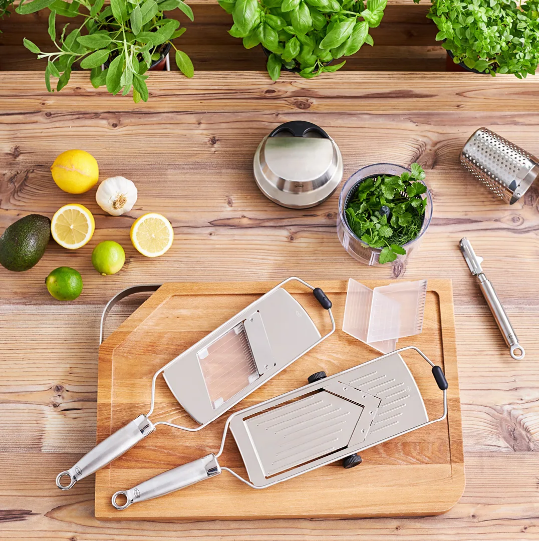 Rösle juliennejärn, Rostfritt stål Rösle