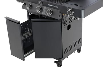 Videro PRO G3-S Vario+ gasolgrill - Mattsvart - Rösle