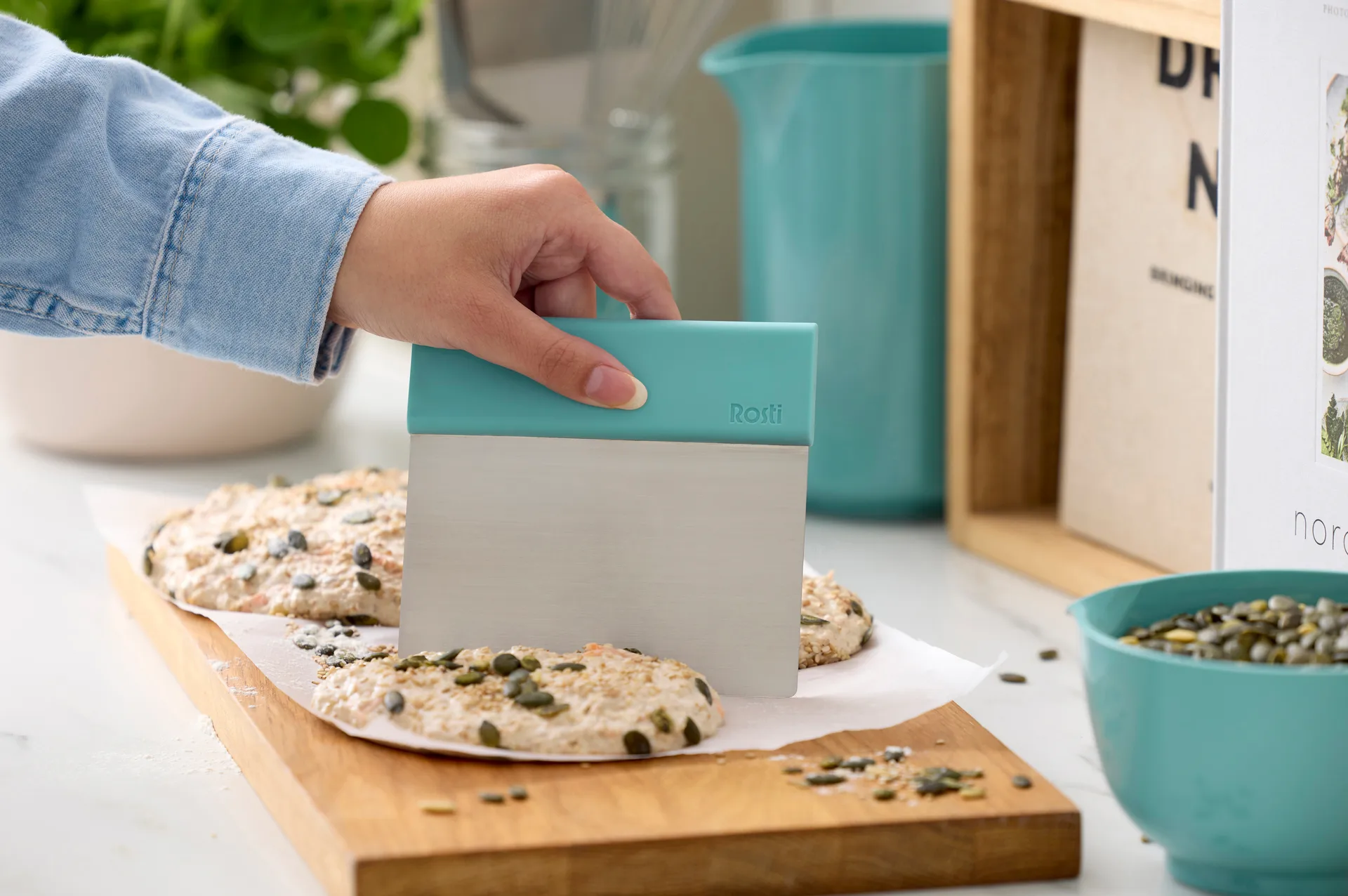 Emma degskärare stål, Nordic green Rosti