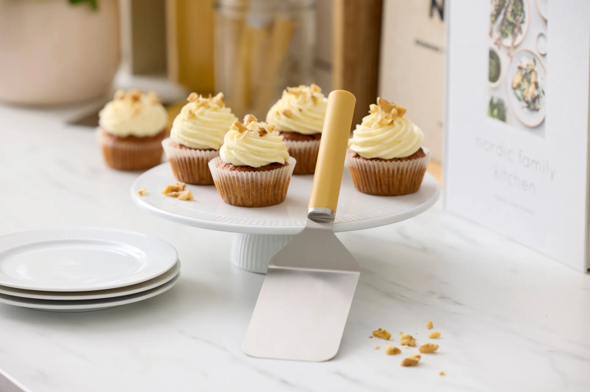 Emma palettkniv bred stål 26 cm, Curry Rosti