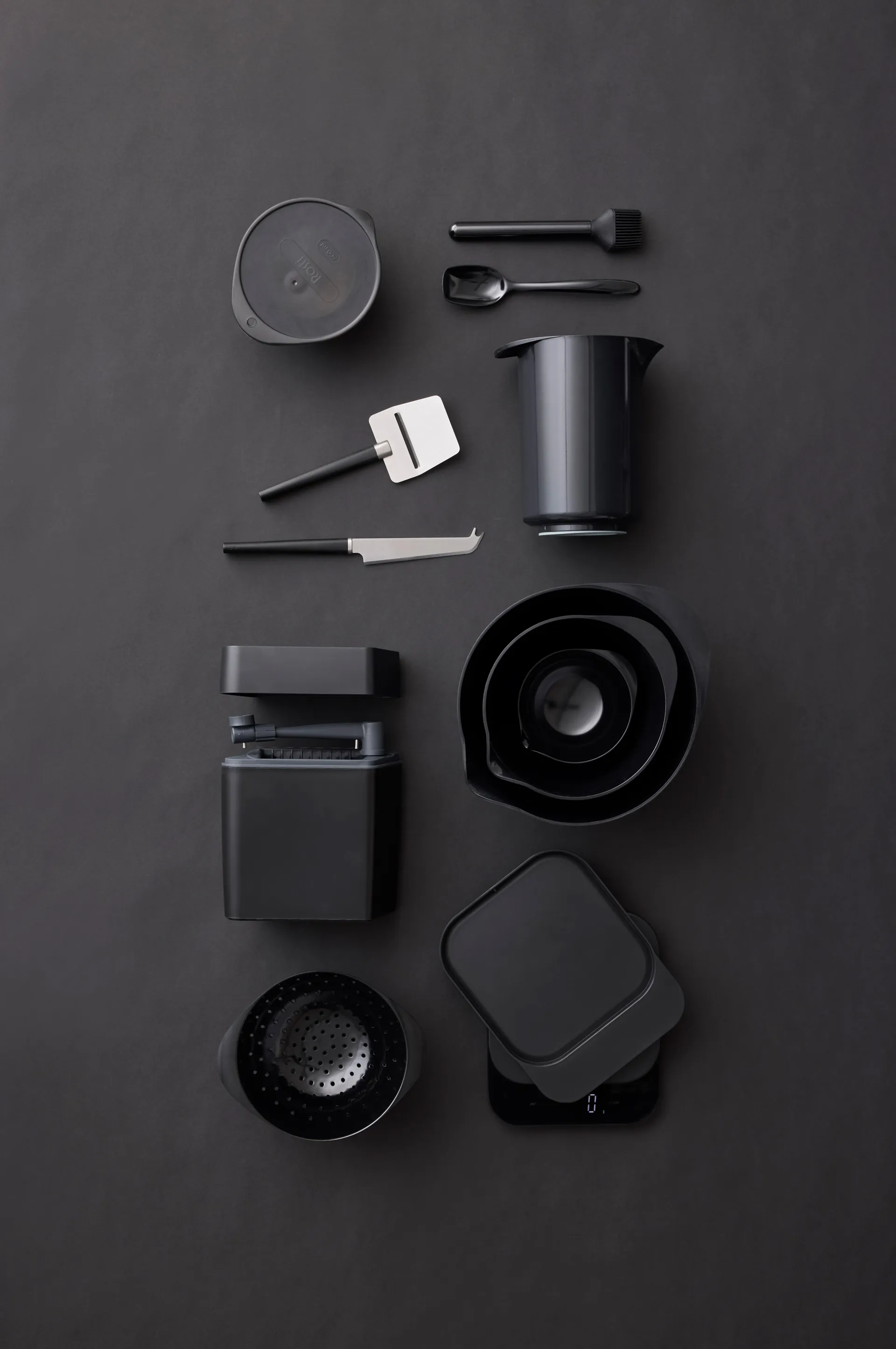 Margrethe durkslag till skål 1,5 L, Black Rosti