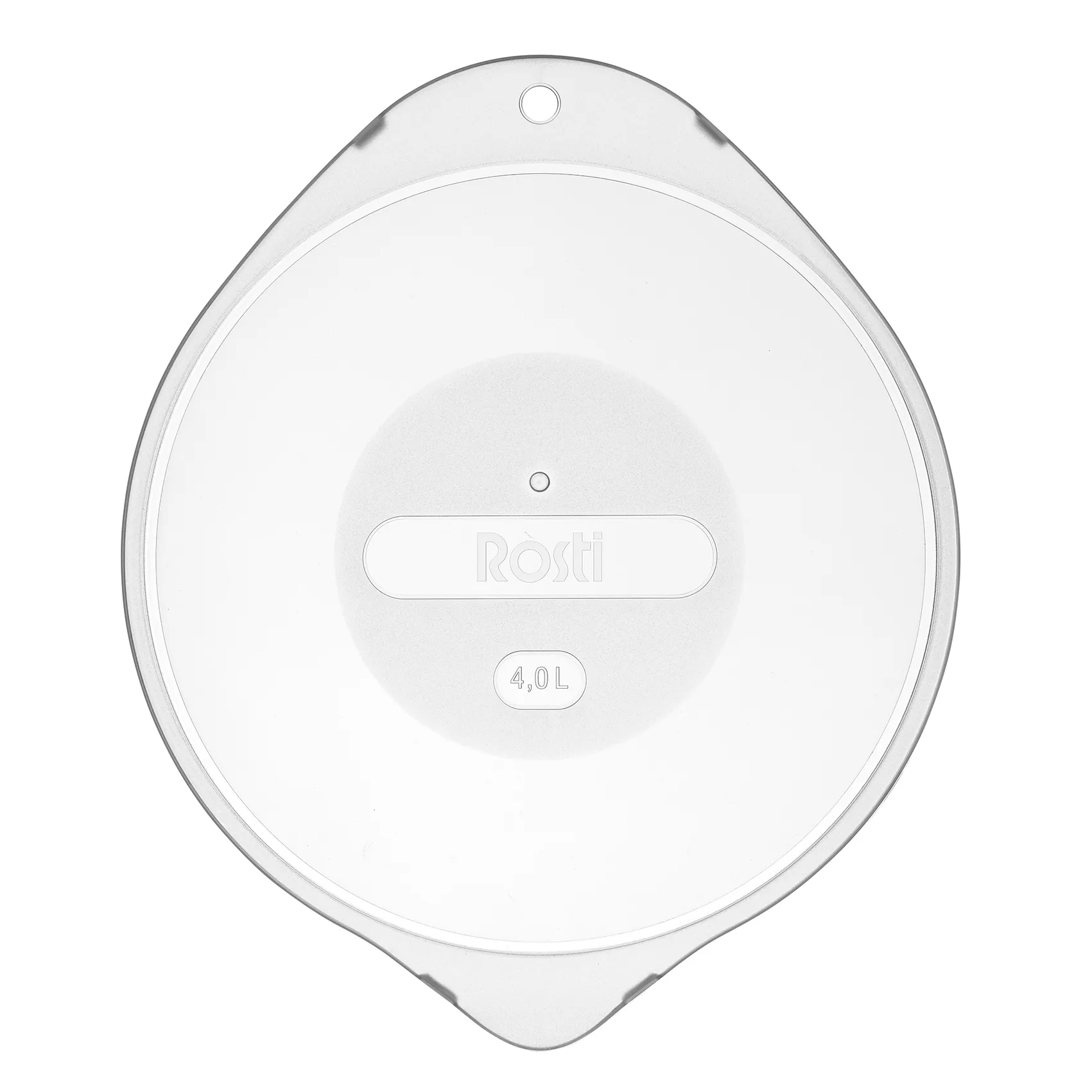 Margrethe lock till skål 4 l, Klar Rosti