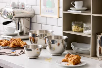 Margrethe skålset 3 delar - Rostfritt stål - Rosti