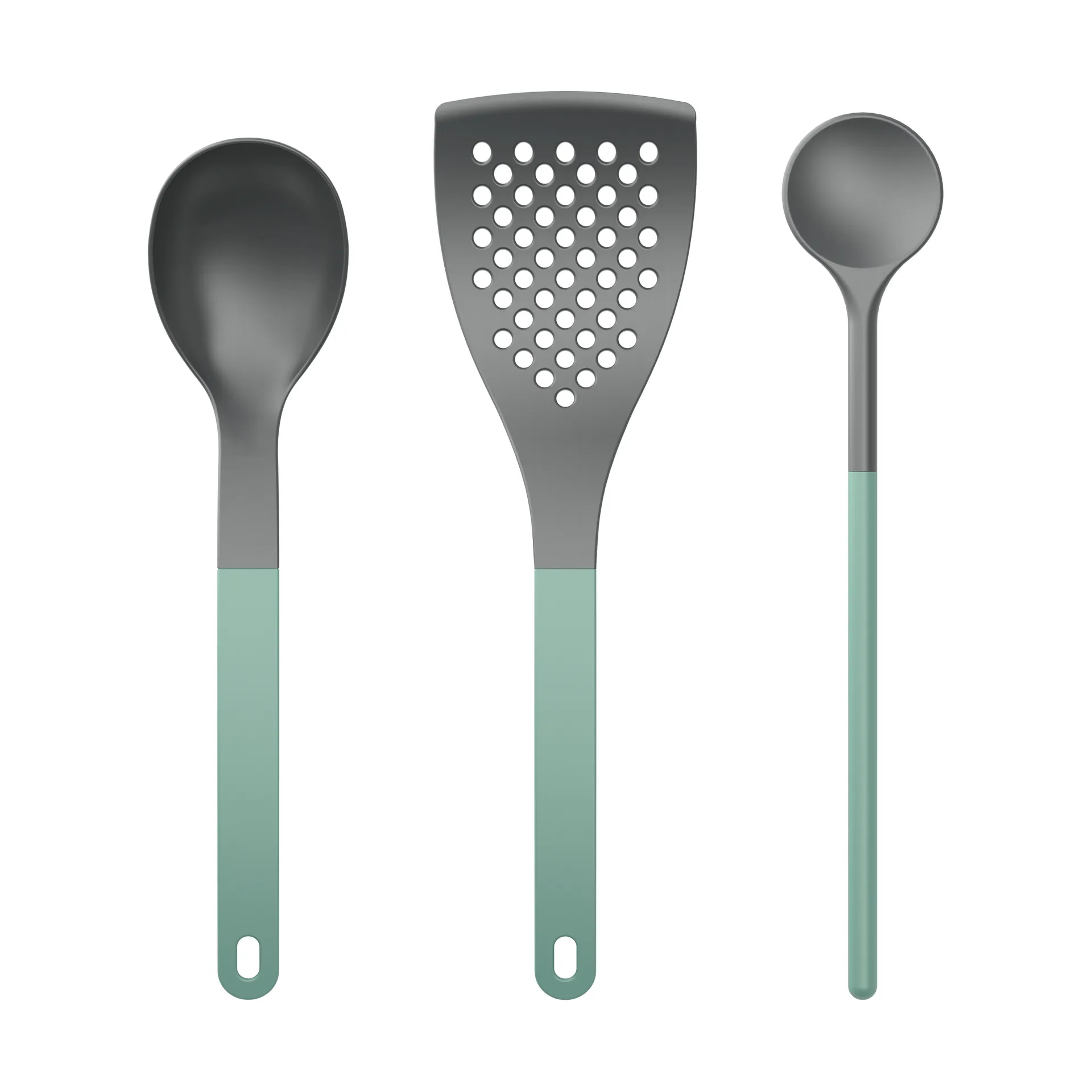 Optima köksredskap 1 3 delar, Nordic green nylon Rosti
