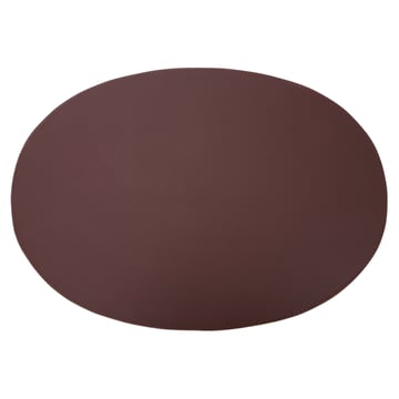 Läs mer om Ørskov Ørskov bordstablett läder oval 47x34 cm Brun