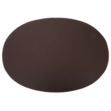 Ørskov Ørskov bordstablett läder oval 47×34 cm Chocolate