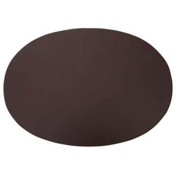 Läs mer om Ørskov Ørskov bordstablett läder oval 47x34 cm Chocolate