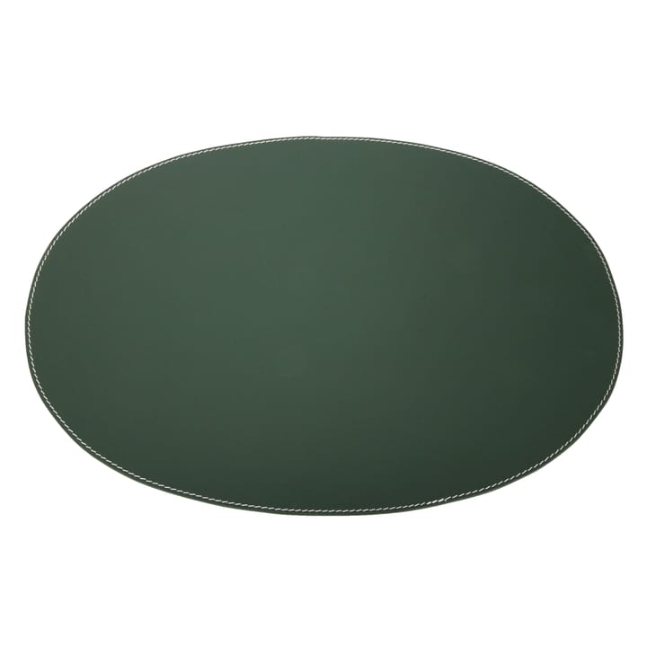 Ørskov bordstablett läder oval, mörkgrön Ørskov