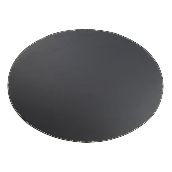 Ørskov bordstablett läder oval, svart Ørskov