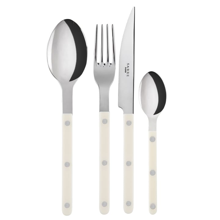 Bistrot bestick shiny 24 delar, Ivory SABRE Paris