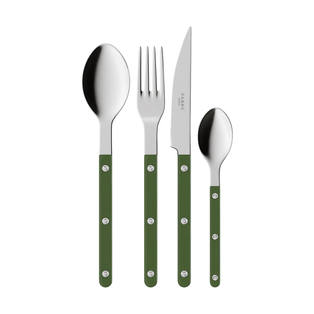 Alternativ bild 0 för Sabre Paris Bistrot Solid bestickset 4 delar, green