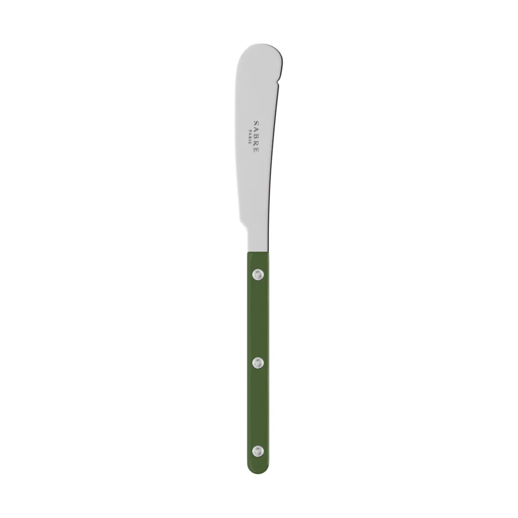 Bistrot solid smörkniv 16 cm, Green SABRE Paris