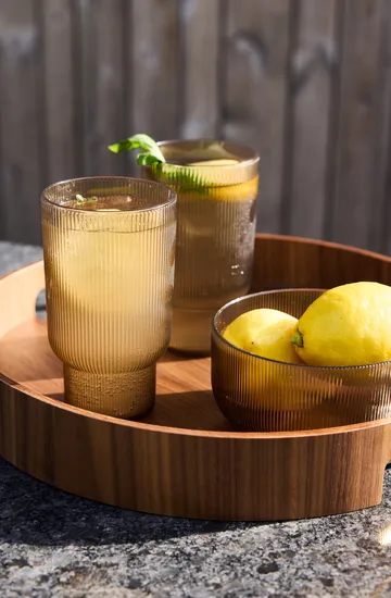 Billi skål 70 cl 4-pack - Brun - Sagaform