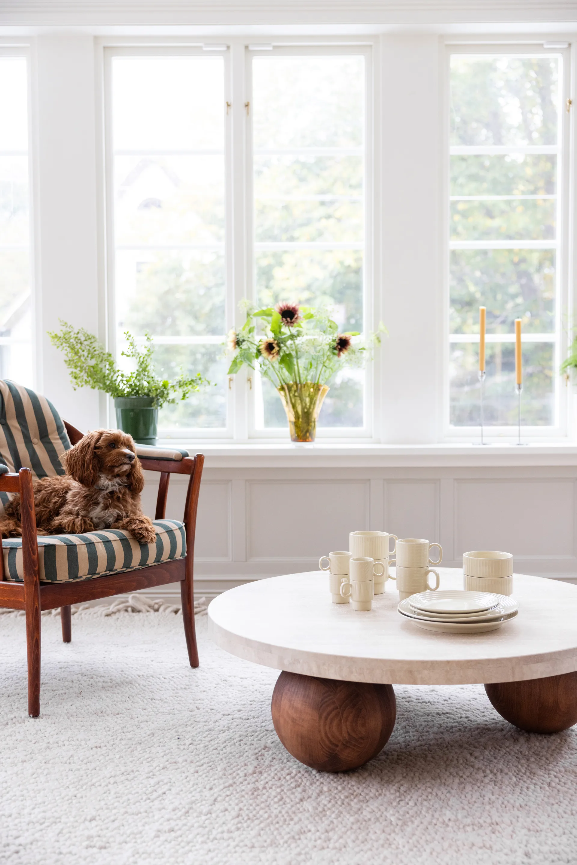 Coffee & More espressokopp 4-pack, Beige Sagaform