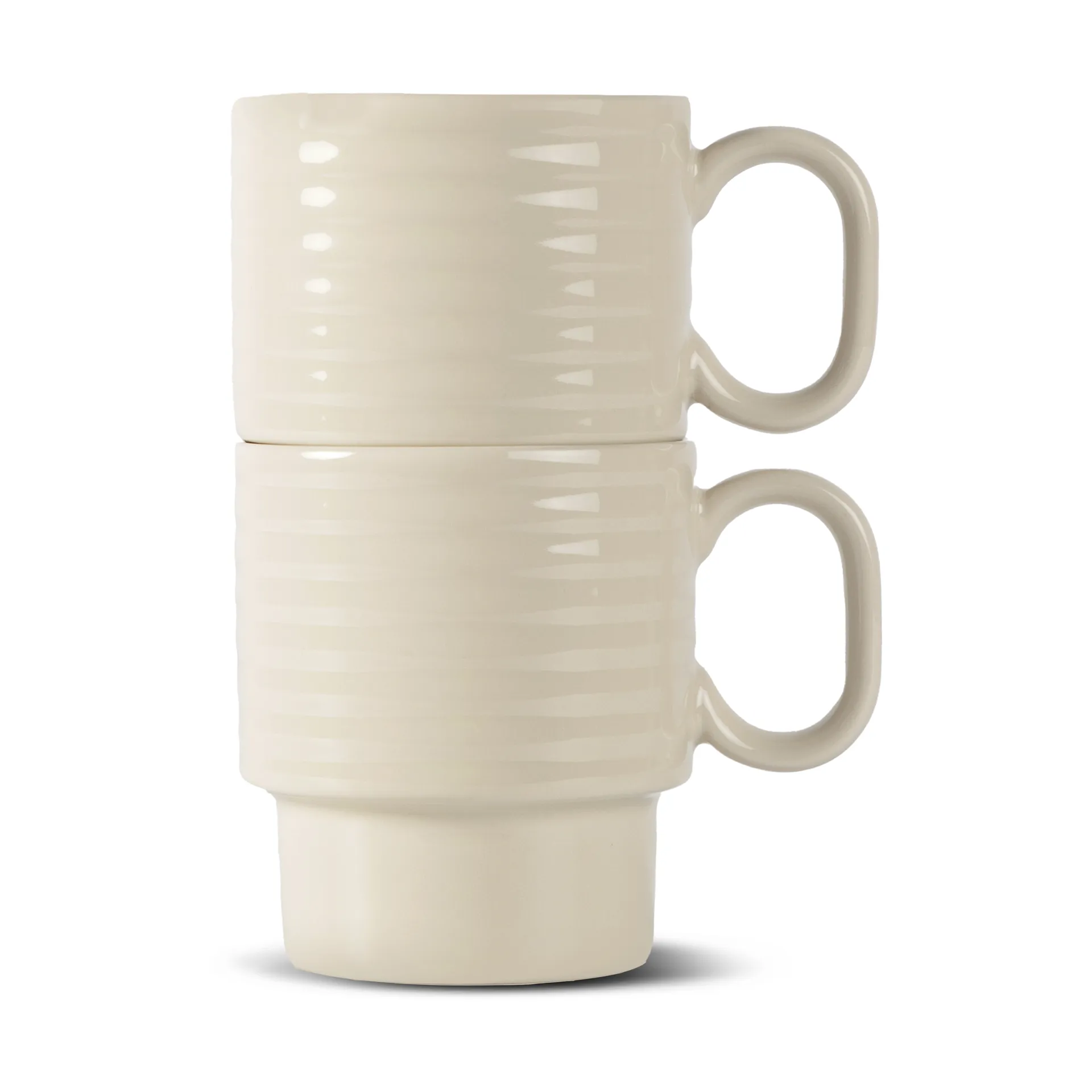 Coffee & More kaffemugg 2-pack, Beige Sagaform