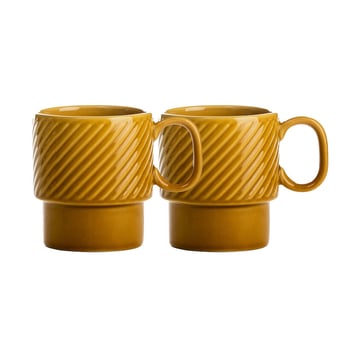 Läs mer om Sagaform Coffee & More kaffemugg 2-pack Gul
