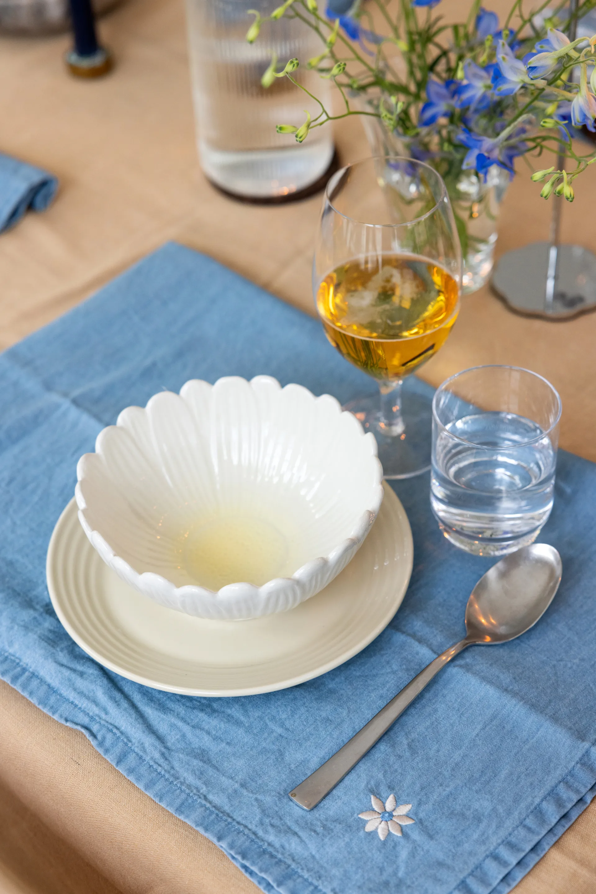 Dagny djup skål liten Ø16 cm, Vit Sagaform