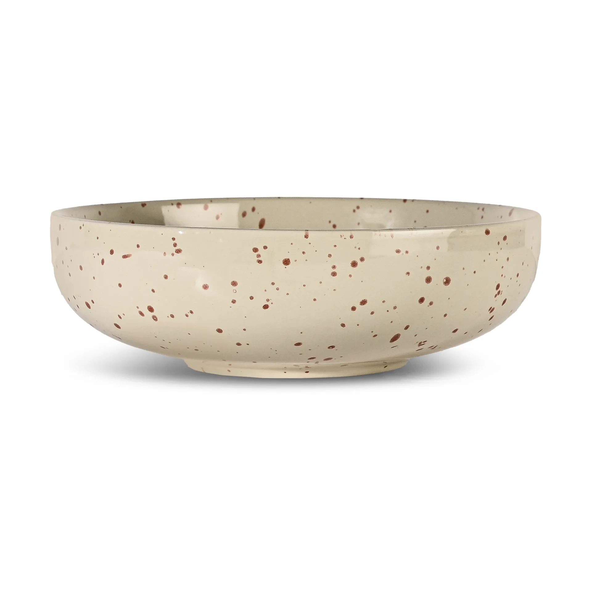 Ditte serveringsskål, Beige-vinröd Sagaform