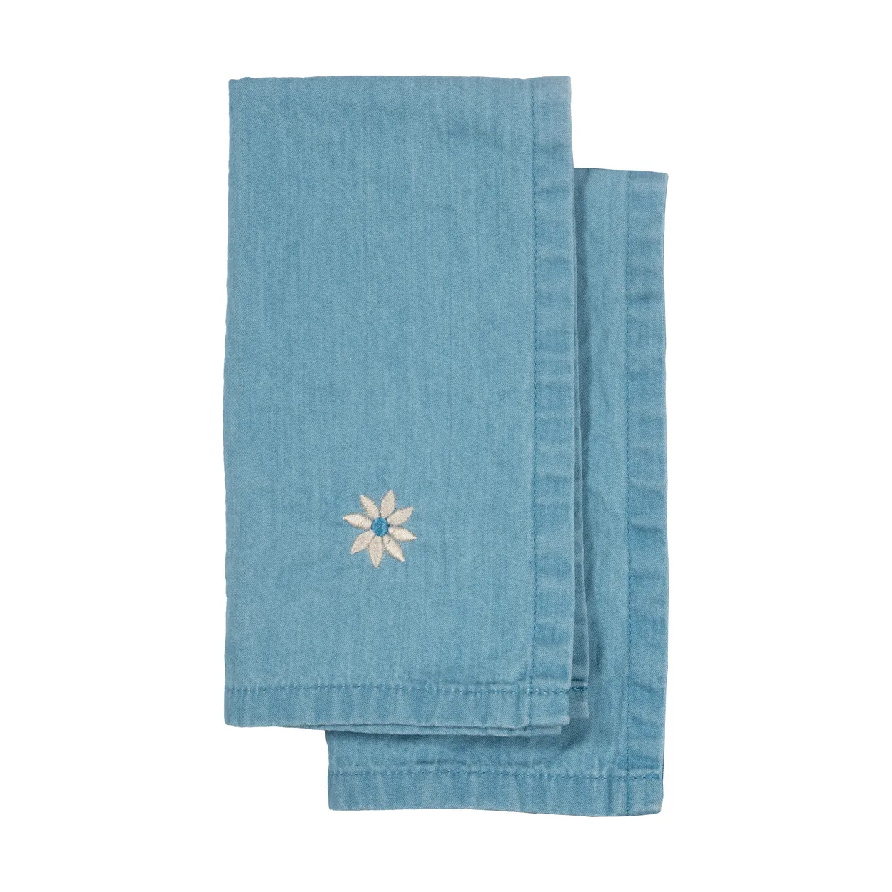 Produktfoto för Sagaform - Eden denim kökshandduk 70x50 cm 2-pack blå