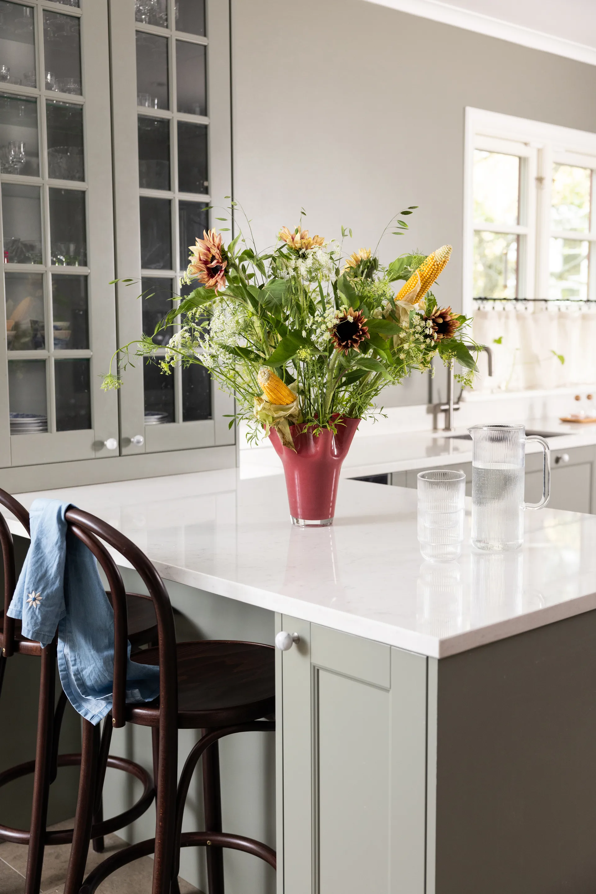 Eden denim kökshandduk 50x70 cm 2-pack, Blå Sagaform