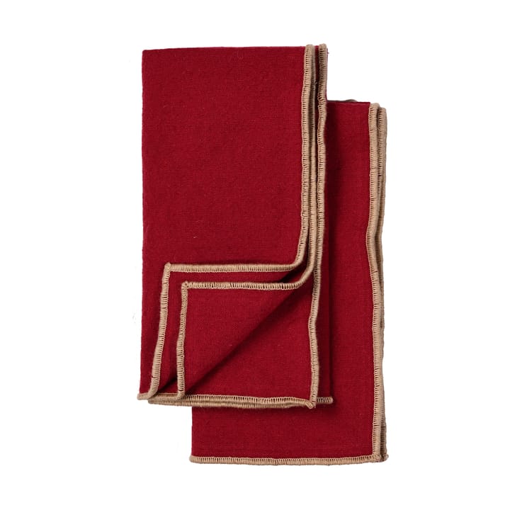 Edith servett 45x45 cm 2-pack - Vinröd - Sagaform