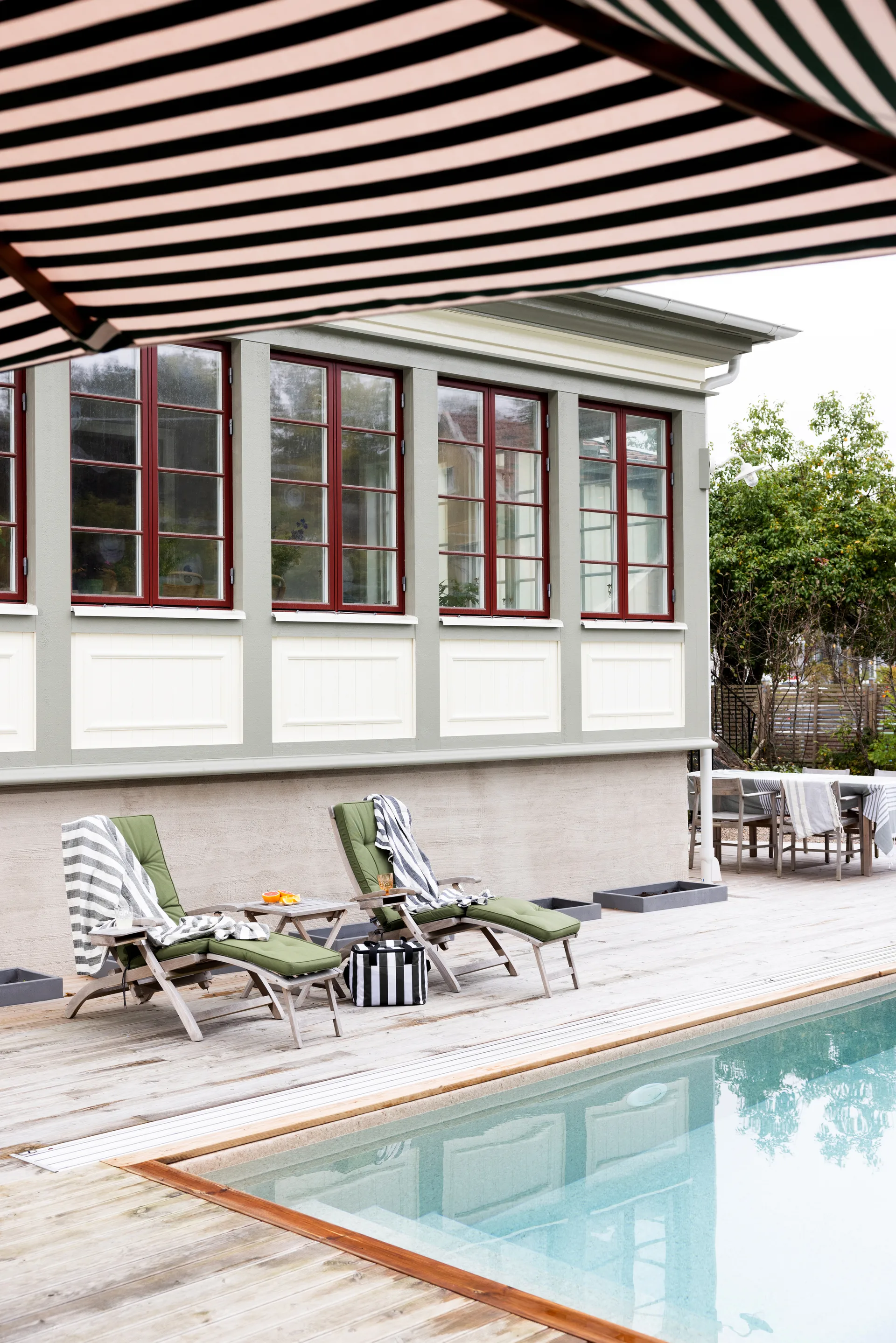 Emilie pläd 130x170 cm, Svart-vit Sagaform