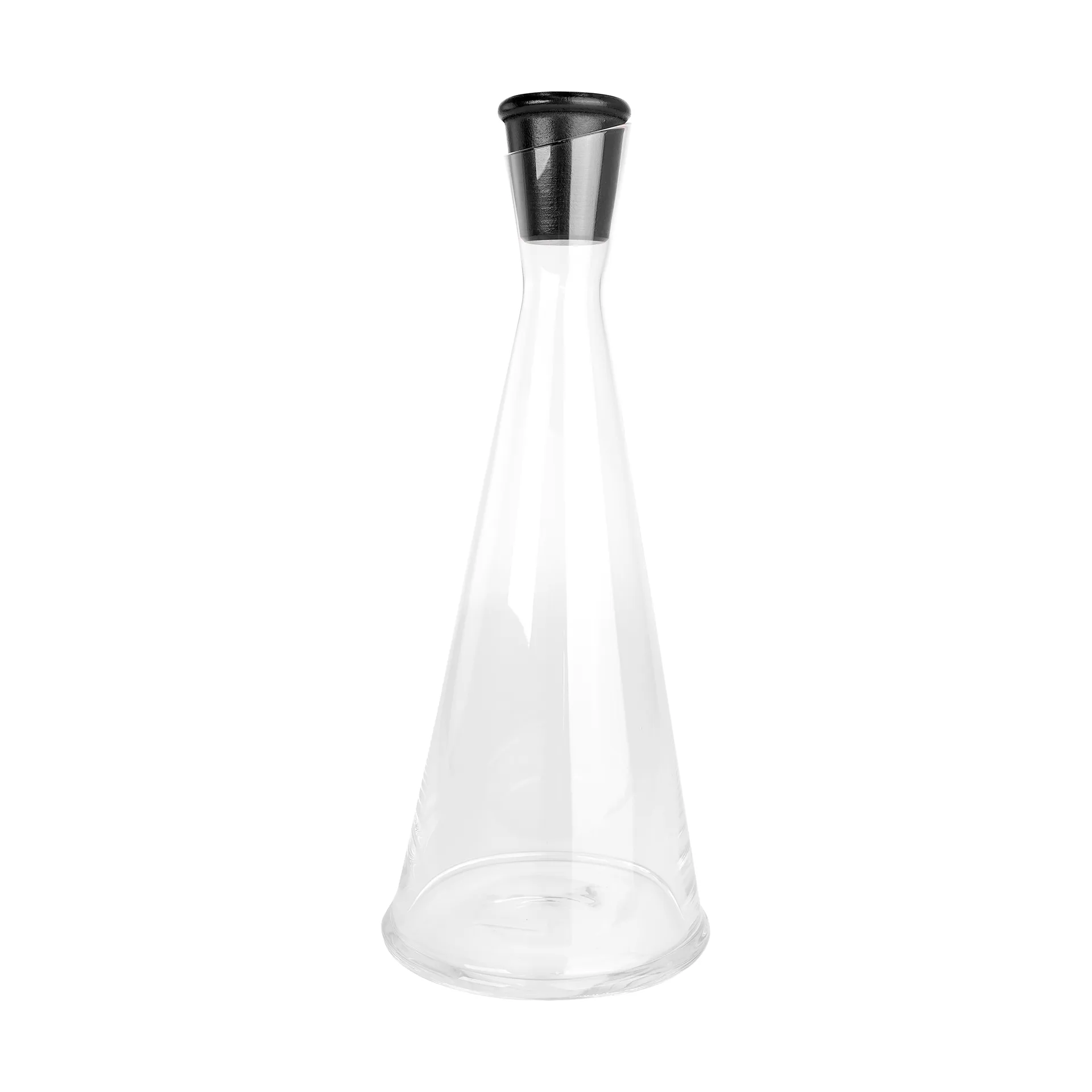 Sagaform Gurken karaff Klar-svart, 1,2 L