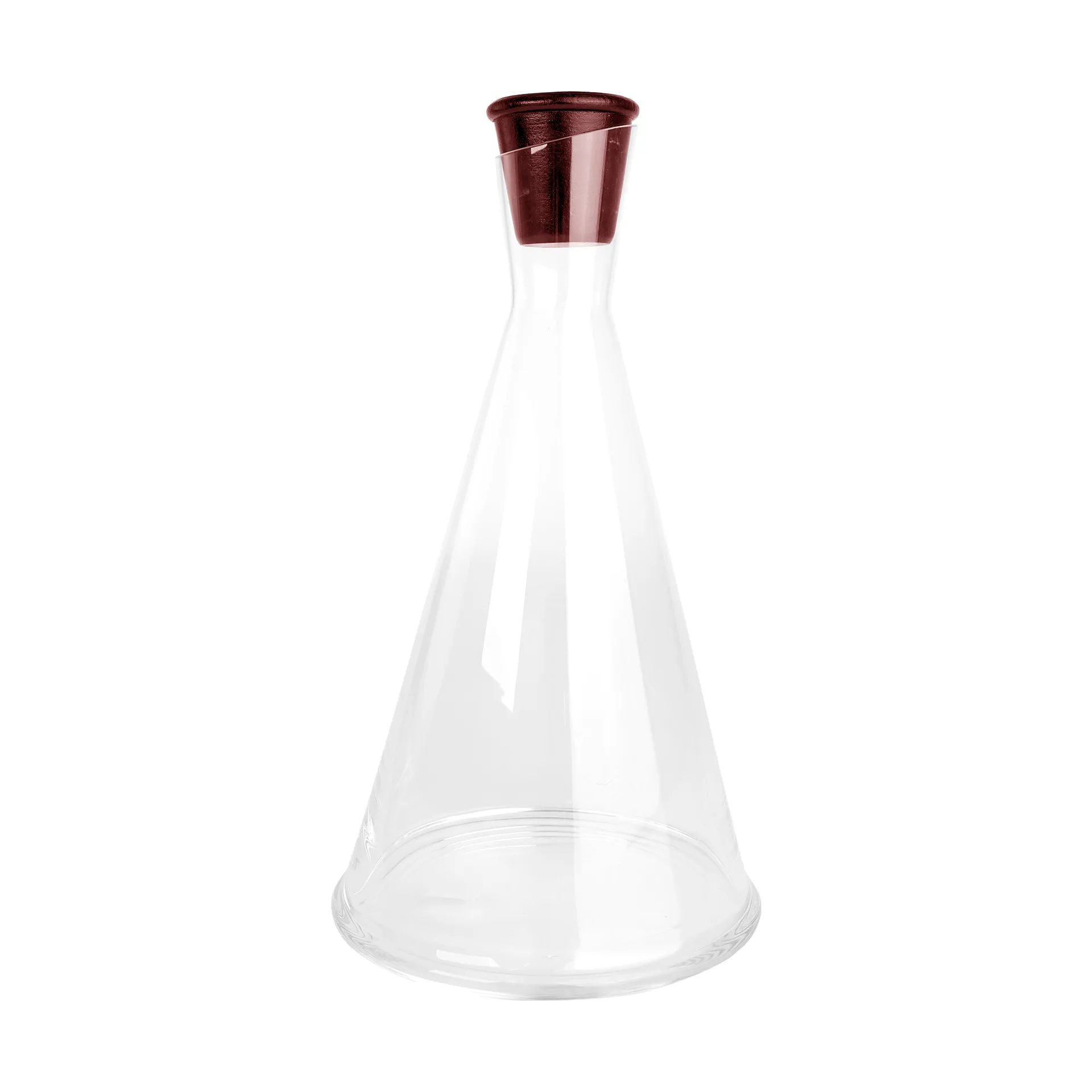 Sagaform Gurken vinkaraff Klar-mörkröd, 1,6 L